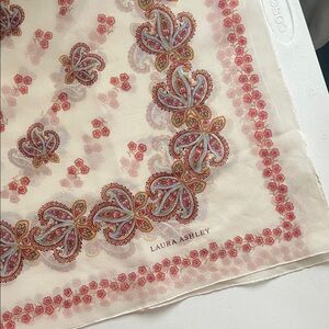 Vintage Laura Ashley Silk Scarf